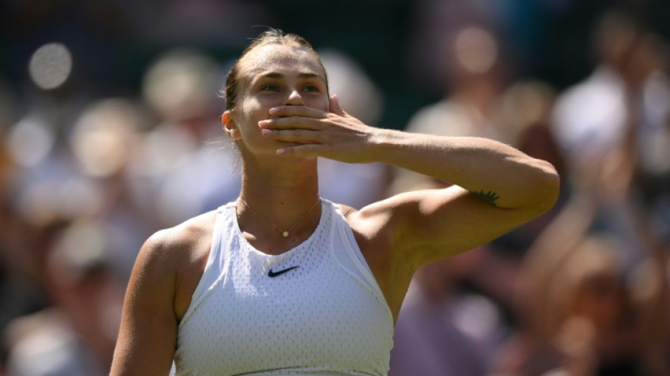 Wimbledon: Sabalenka se fait tr&egrave;s peur, Alcaraz tranquille