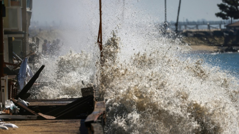 Powerful waves lash California coast as storm threatens more damage