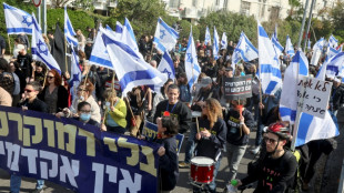 Manifestation &agrave; J&eacute;rusalem avant un vote sur la r&eacute;forme de la justice