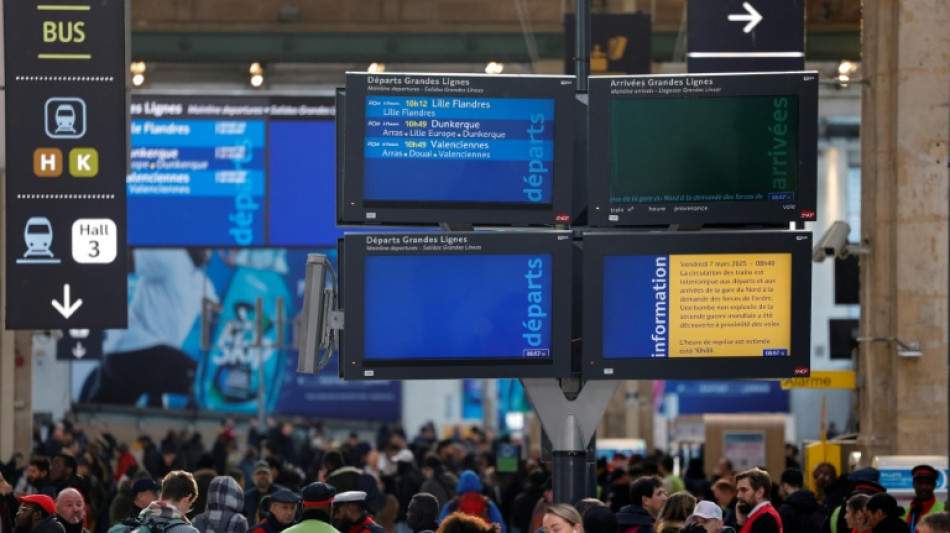 Tears, ruined plans as WWII bomb halts Paris-London trains
