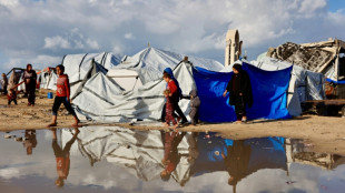 A Gaza, les abris de fortune de nouveau inond&eacute;s par de fortes pluies