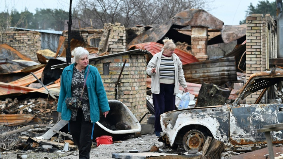 Entre mines et pi&egrave;ges, retour risqu&eacute; &agrave; la maison pour des d&eacute;plac&eacute;s ukrainiens