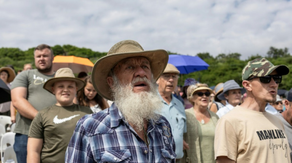 Afrikaners mark pilgrimage day, resonating with their US backers