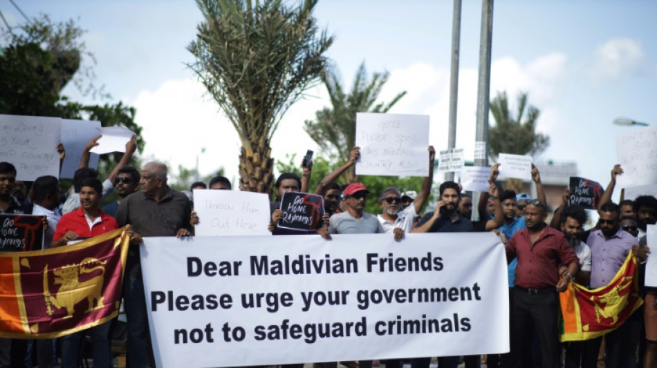 Proteste auf Malediven nach Ankunft von geflohenem Pr&auml;sidenten Sri Lankas