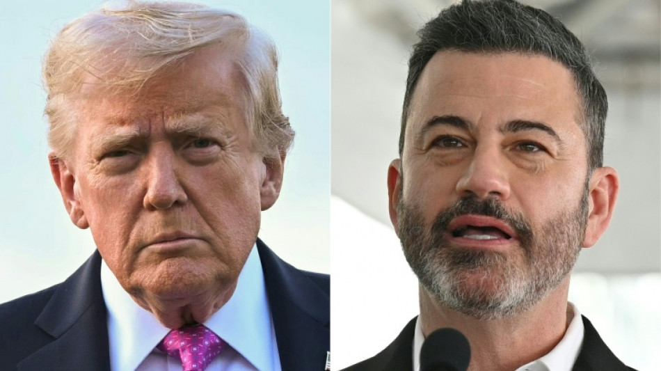 Comedian Kimmel hits back at Trump criticism of Melania joke
