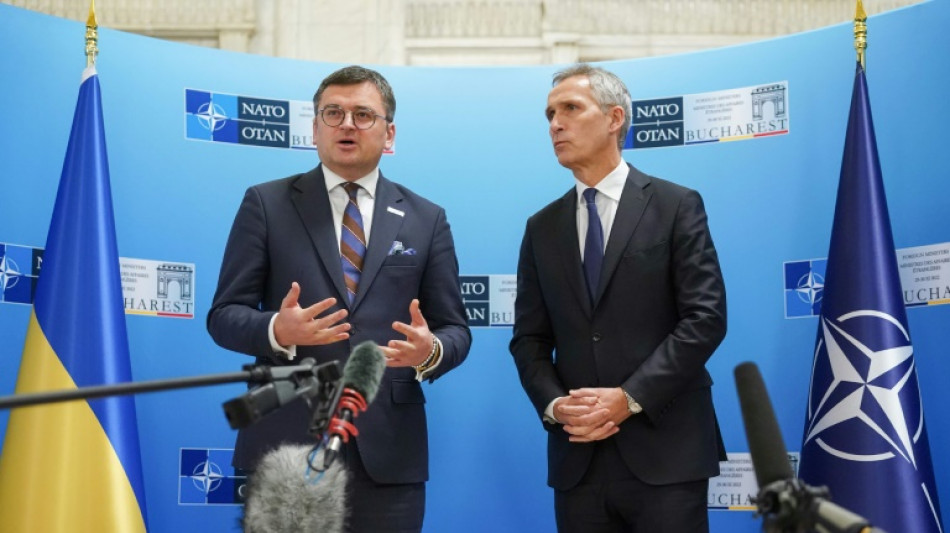 Ukrainischer Au&szlig;enminister Kuleba bei der Nato erwartet