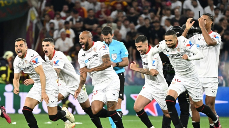 Ligue Europa: le S&eacute;ville FC au septi&egrave;me ciel europ&eacute;en