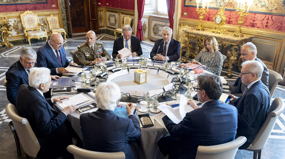 Lunedì 17 Consiglio supremo di difesa su Ucraina e Medio Oriente