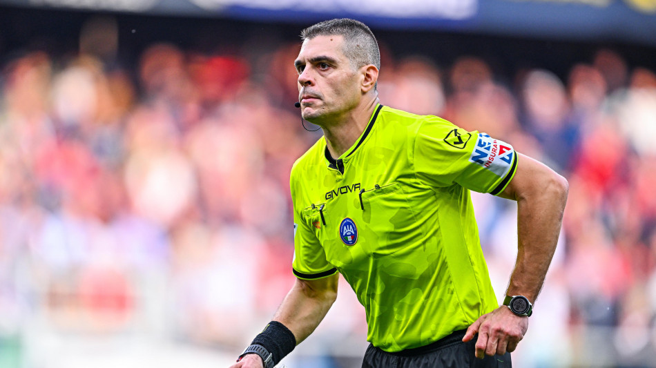 Serie A: Sozza arbitrer&agrave; Inter-Roma, Napoli-Milan a Doveri