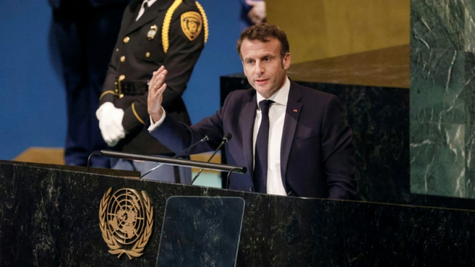 Macron s'alarme de "la fracture du monde" exacerb&eacute;e par la Russie