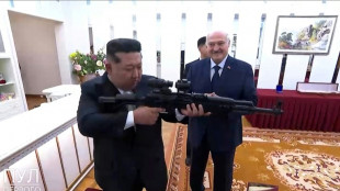 Belarus' Lukashenko gifts automatic rifle to North Korea's Kim