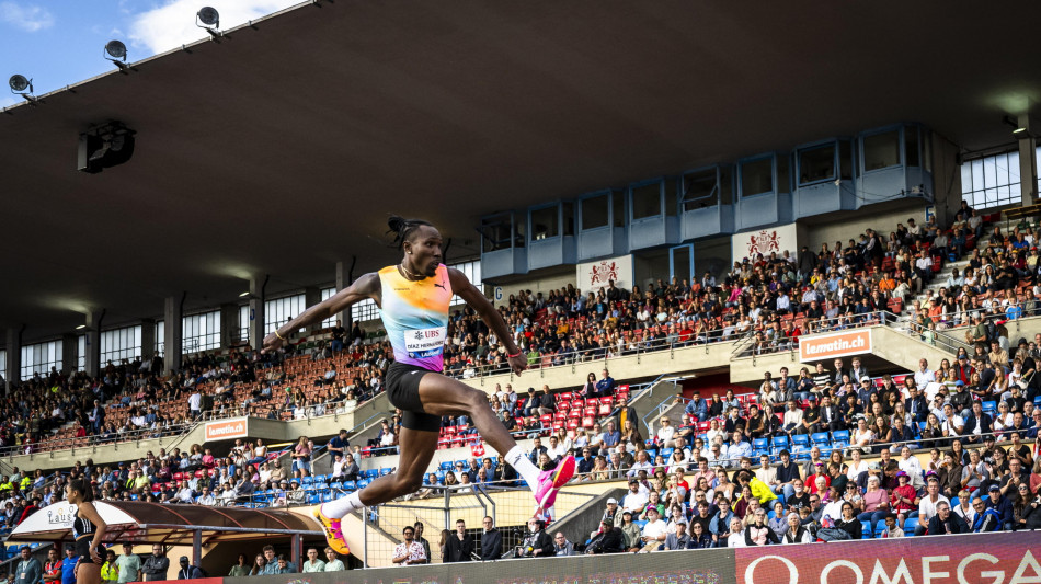 Atletica: Diaz terzo nel triplo di Losanna, si qualifica a finale Diamond League