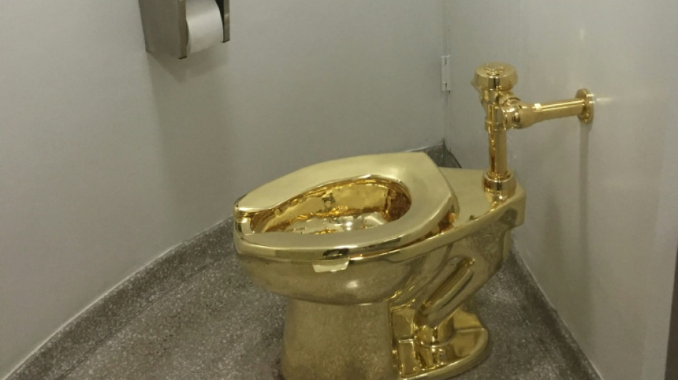 UK man gets two-year suspended term for gold toilet theft