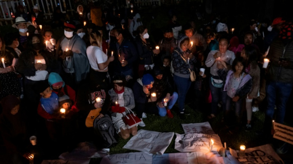 Protestan contra el T&iacute;tulo 42 en la frontera entre M&eacute;xico y EEUU