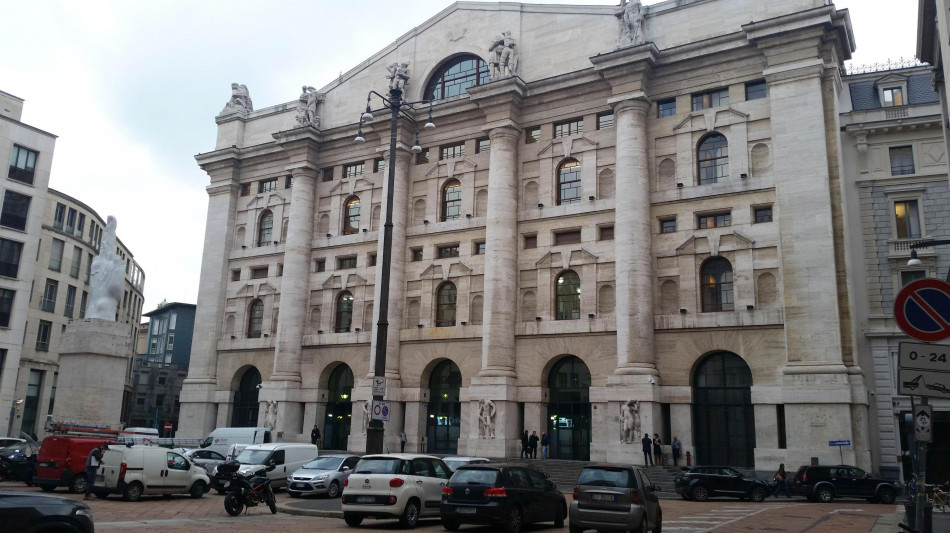 Borsa: Milano chiude in calo dello 0,25%