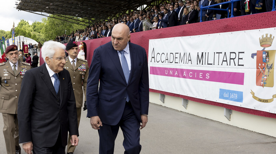 Mattarella visita la sede dell'Accademia di Modena