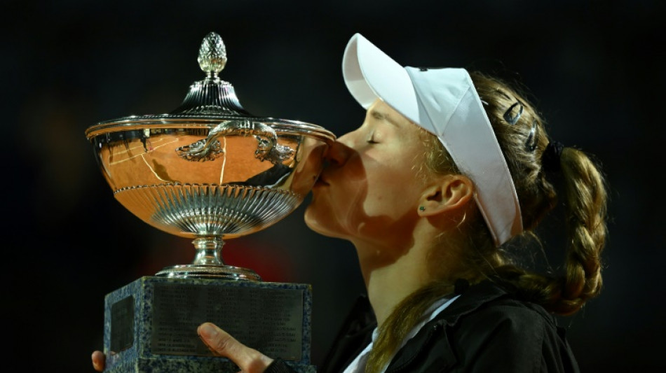 Tennis: Elena Rybakina sacr&eacute;e &agrave; Rome apr&egrave;s l'abandon d'Anhelina Kalinina