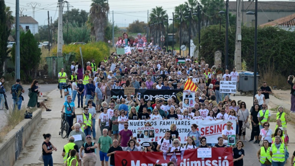 Fuertes lluvias en la región española de Valencia, en alerta roja