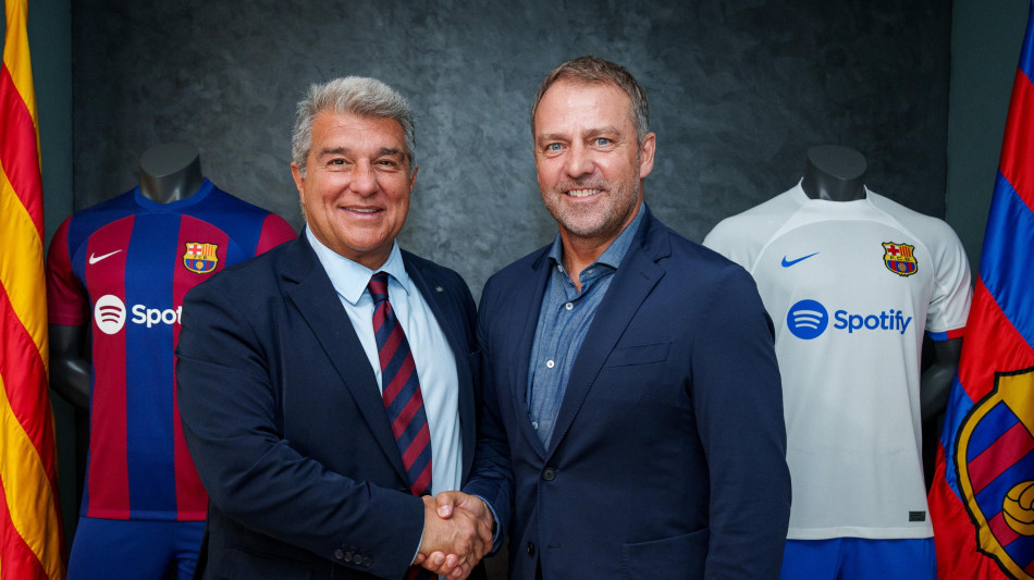 Laporta 'Flick al Barca, &egrave; l'uomo giusto per tornare a vincere'