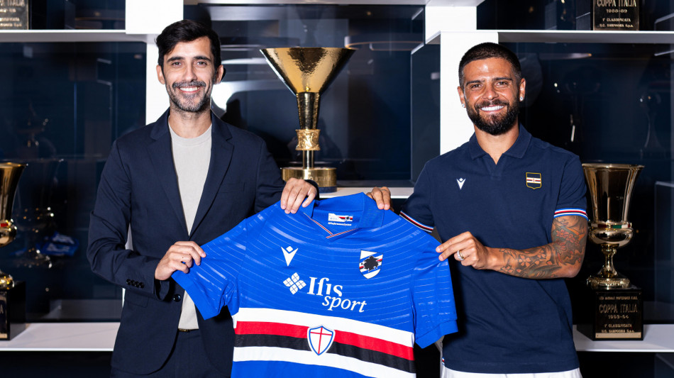 Sampdoria: tegola Insigne, slitta l'esordio per problemi muscolari