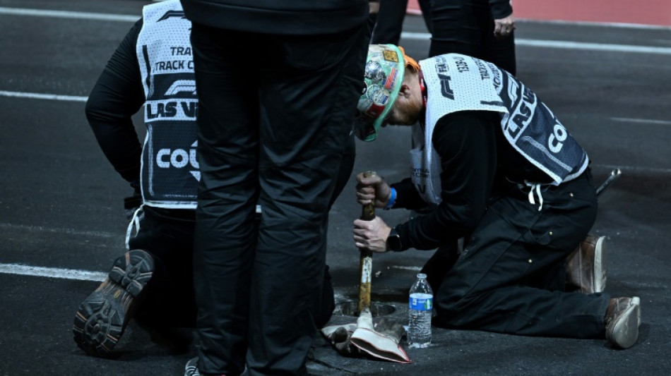 Vegas GP opening practice cut short after manhole cover comes loose