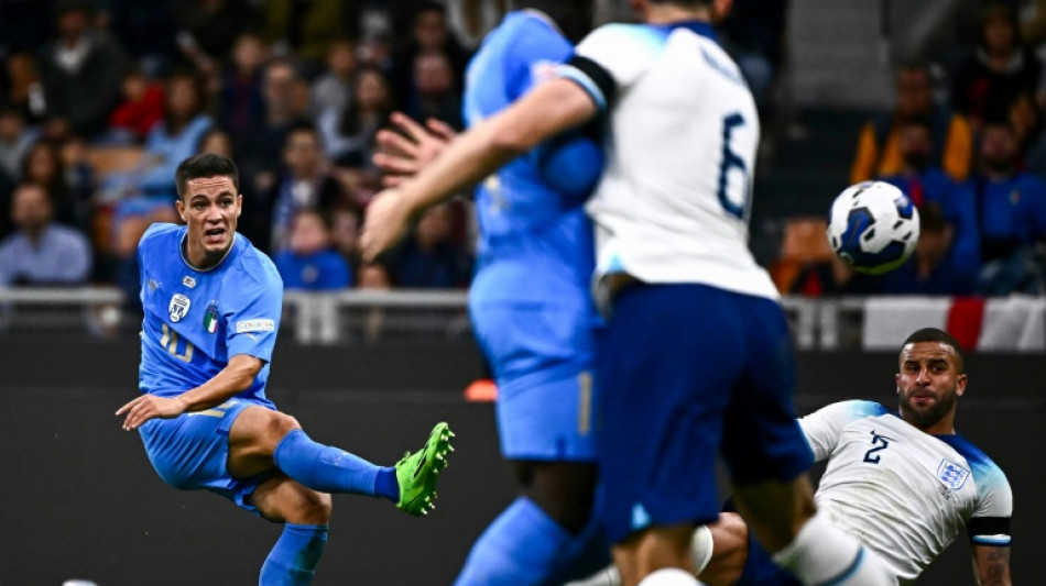 Raspadori strike keeps Italy's Nations League hopes alive and sends England down