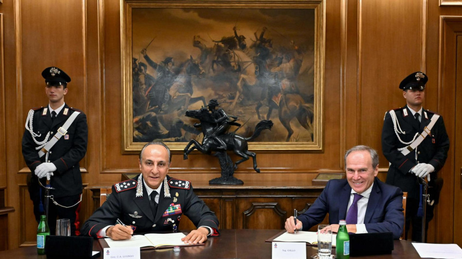 Accordo tra Italgas e Carabinieri su infrastrutture e legalità