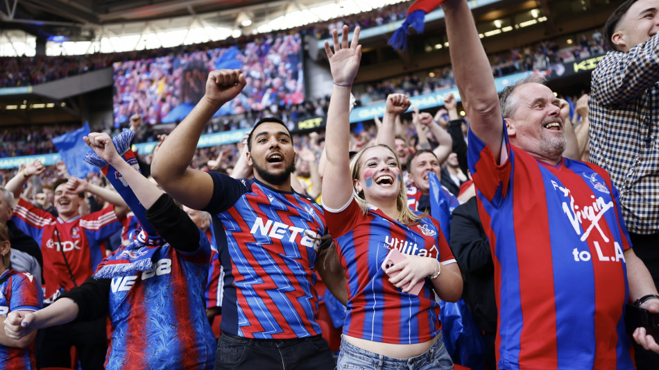 Fa Cup: 3-0 all'Aston Villa, il Crystal Palace va in finale