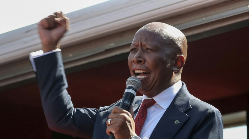 S.African left-wing leader Malema sentenced to five years jail on gun charges