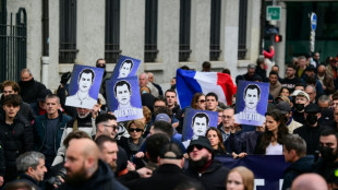 Thousands march in France for slain far-right activist under heavy security