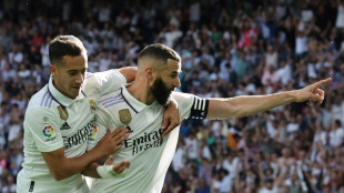 Espagne: tripl&eacute; historique pour Benzema, Lewandowski marque aussi