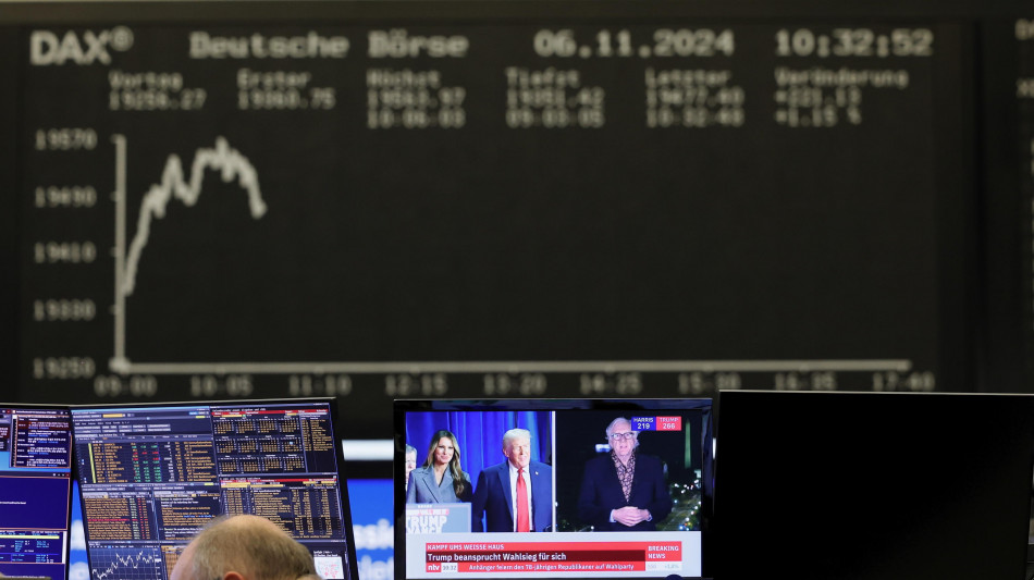 Borsa: l'Europa apre in calo con i dazi, Francoforte -0,93%