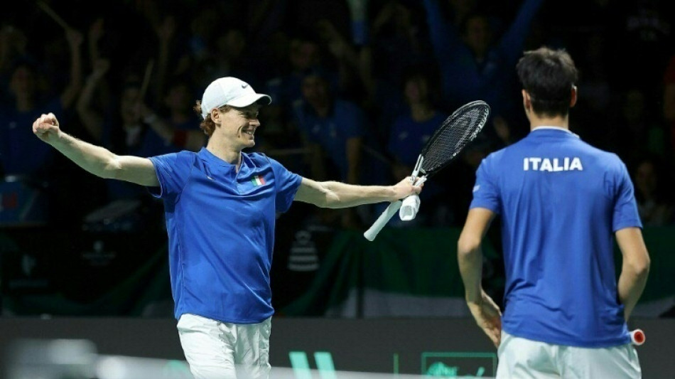 'Proud' Sinner twice beats Djokovic to send Italy into Davis Cup final