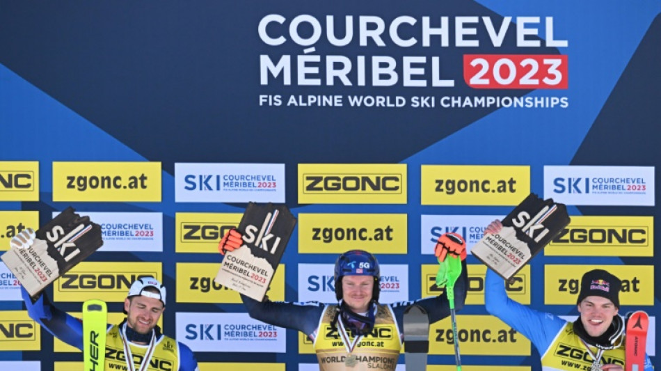 Kristoffersen finally hits slalom gold, Ginnis revels in historic Greek silver