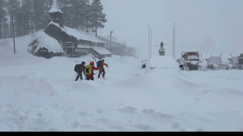 Desperate search for nine skiers missing in California avalanche