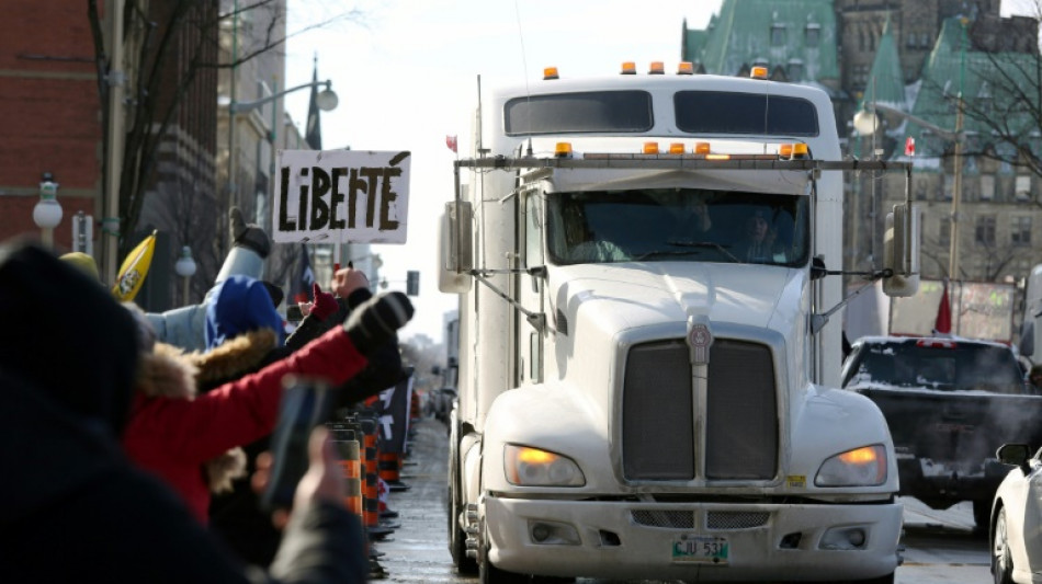 Hunderte Lkw-Fahrer in Kanada protestieren gegen Corona-Impfpflicht