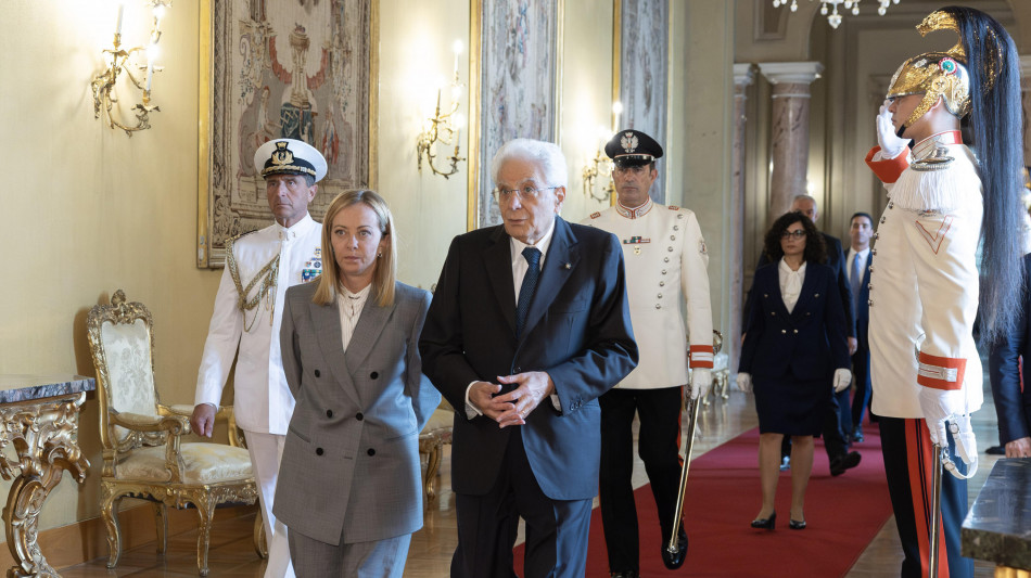 Meloni a Mattarella, inopportune le parole di Garofani