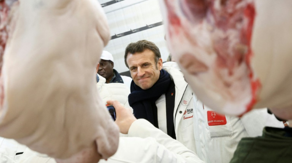 Frankreichs Pr&auml;sident wirbt bei Besuch auf Gro&szlig;markt f&uuml;r Rentenreform