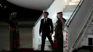 Frankreichs Pr&auml;sident Macron auf Nahost-Reise zu Besuch in Jordanien eingetroffen