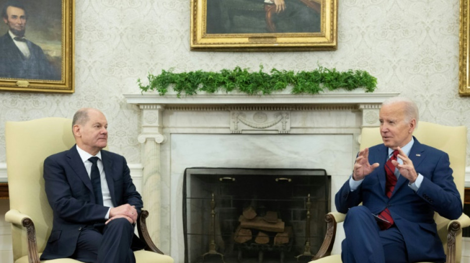 Scholz und Biden &uuml;ben bei Treffen Schulterschluss bei Ukraine-Hilfen