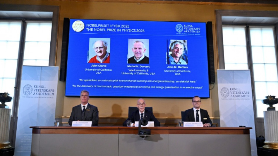 Physik-Nobelpreis geht an drei Forscher im Bereich der Quantenmechanik