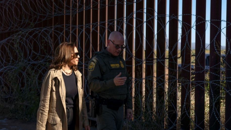 Harris visits border to neutralize weak spot against Trump